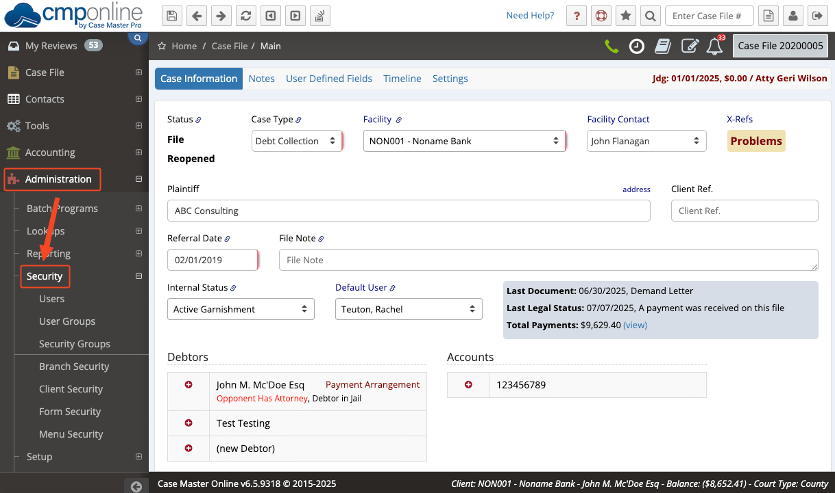Security Features 2 CMPOnline User and Server Security Features