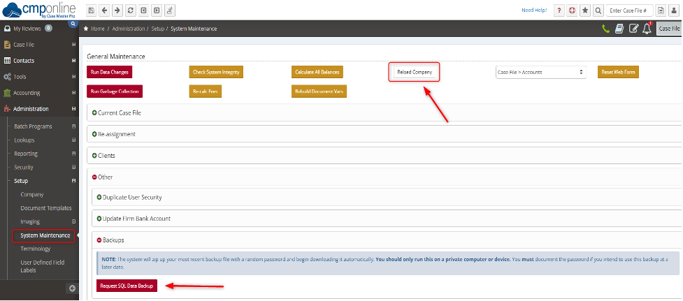 Security Features 5 CMPOnline User and Server Security Features