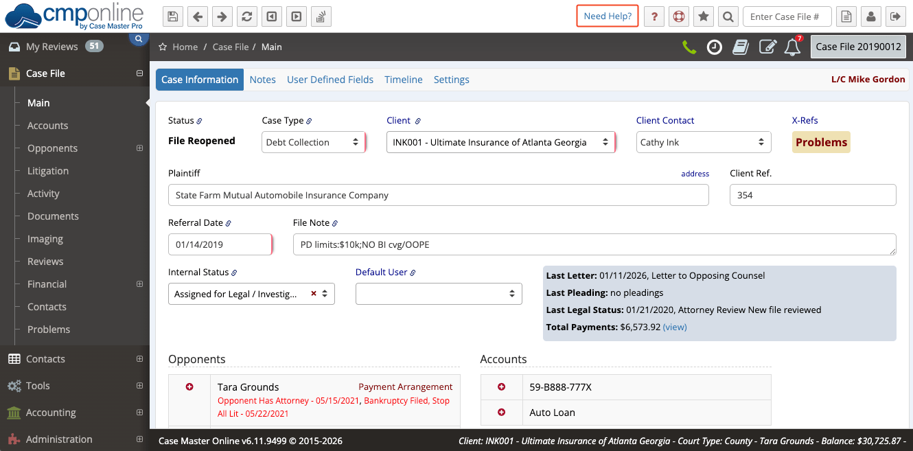 CMPOnline Need Help Support Link