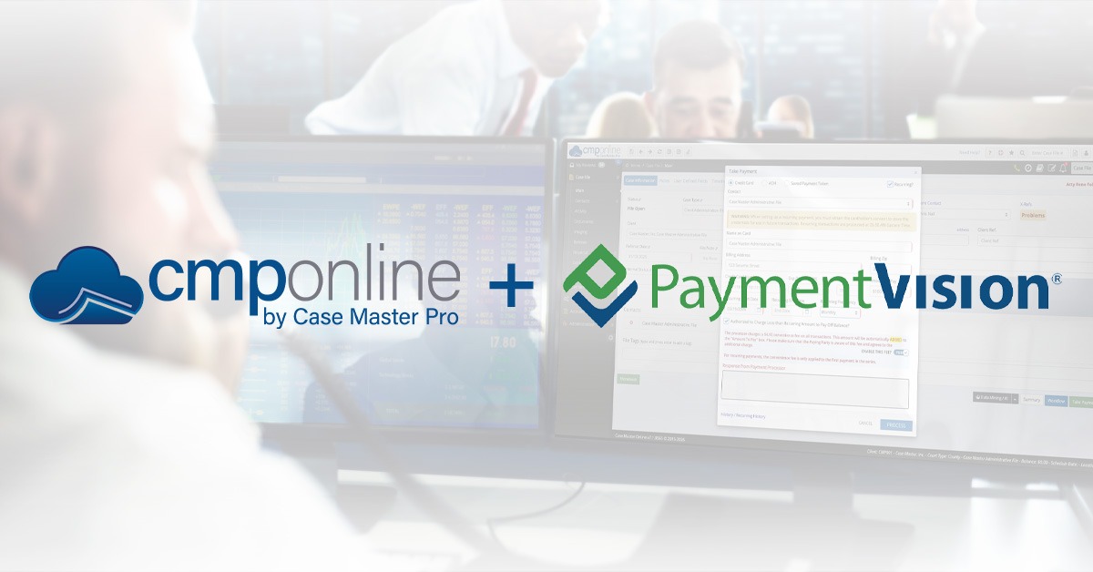 CMPOnline now partners with PaymentVision for debt collection law firms