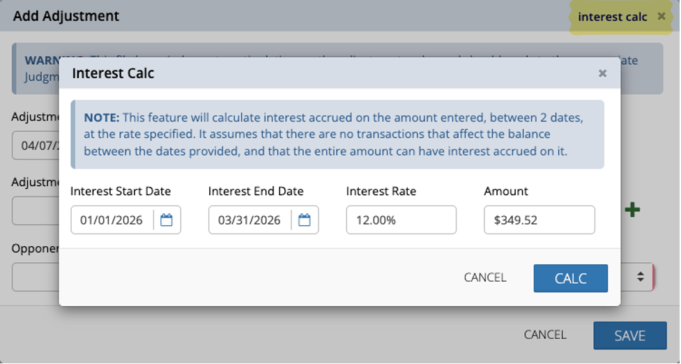 Entering a Balance Adjustment 3 CMPOnline Financial Balance Adjustments