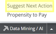 Data Mining: Suggest Next Action 2 Suggest Next ACtion